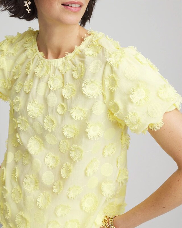 Floral Cutout 3D Top - image 4